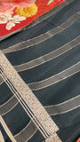 Pure Mix Printed Mysore Crepe Silk Saree