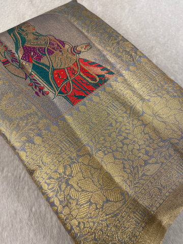 Bridal Semi Tissue Silk Saree