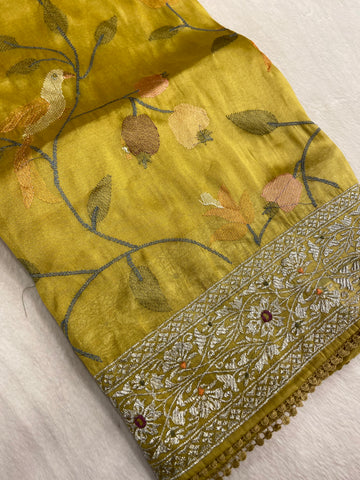 Pure Tissue Organza Saree