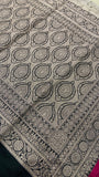 Premium Banarasi Crepe Satin Silk Saree -902860