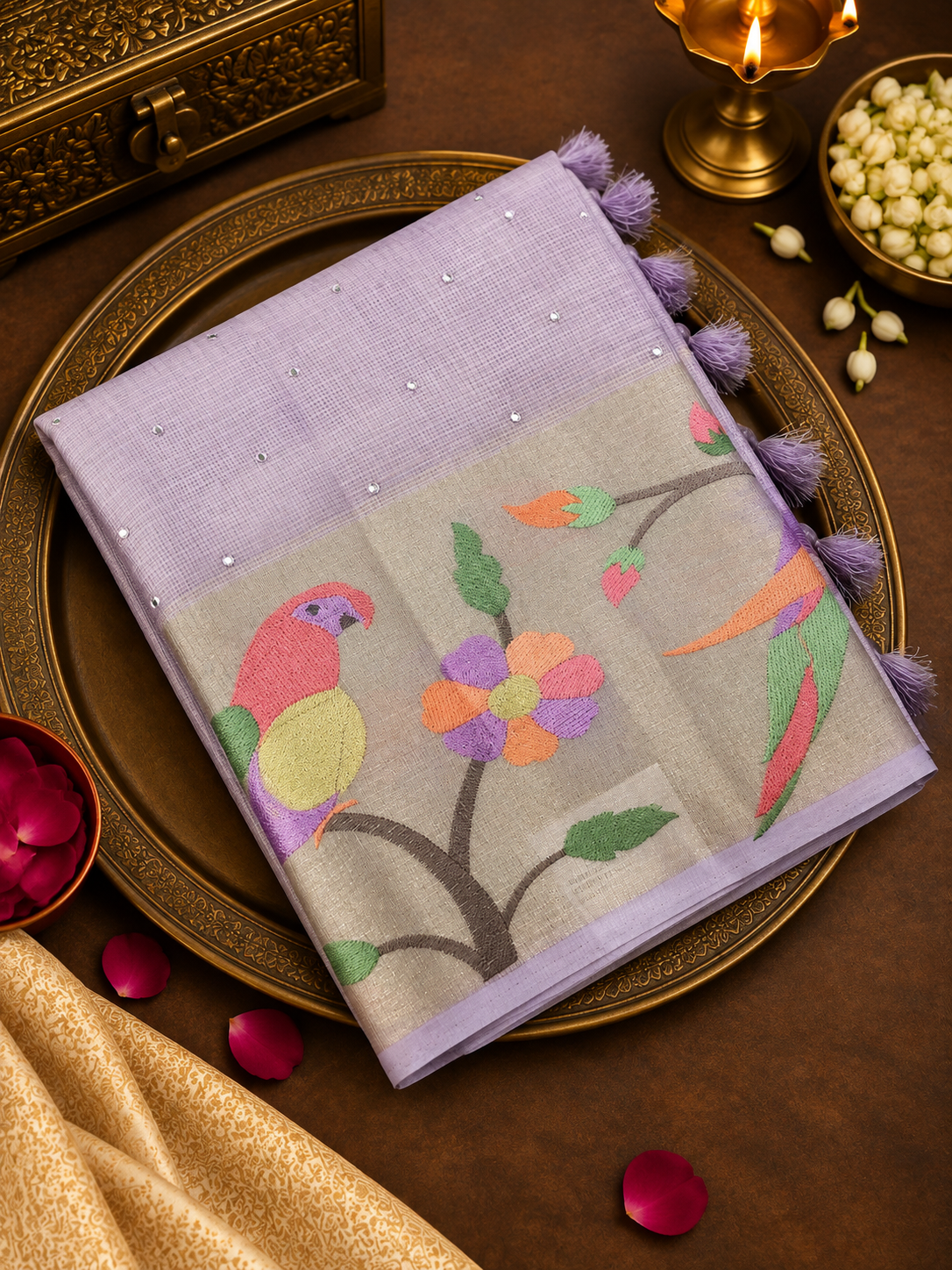 Premium Soft Organza Saree - 902223