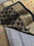 Premium Banarasi Crepe Kalamkari Saree