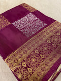 Pure Chinnon Silk Saree