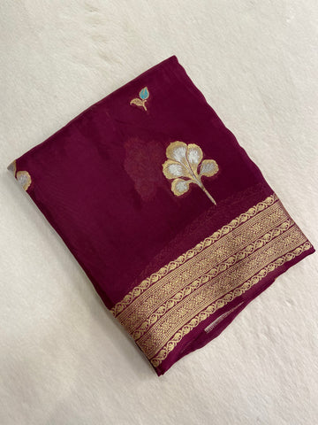 Pure Mashru Satin Silk Saree