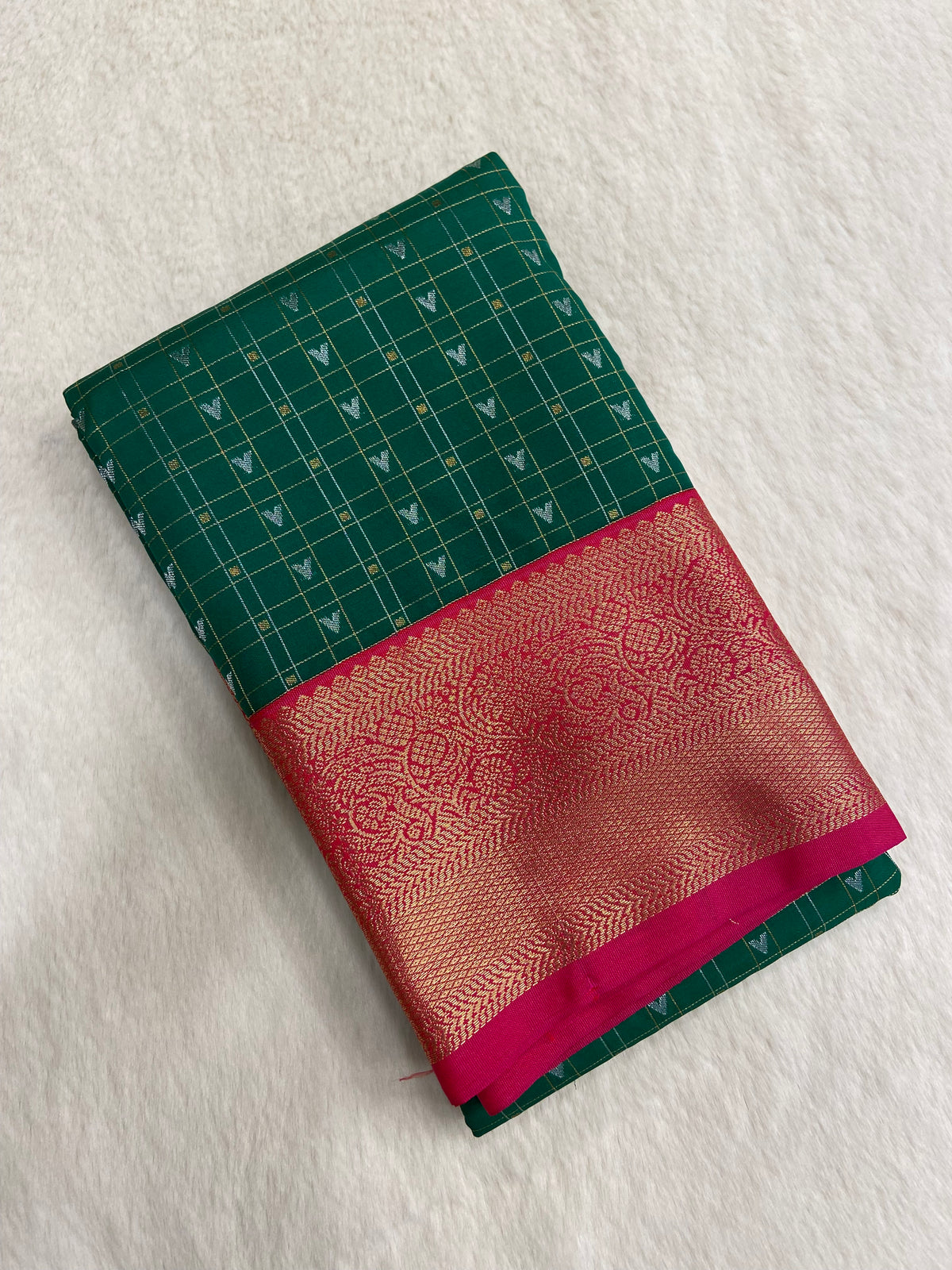 Mini kanchi Silk Saree