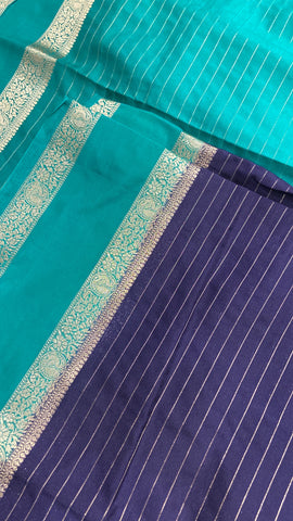 Premium Crepe Semi Mysore Silk Saree