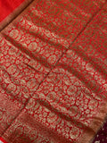 Pure mix crepe silk saree