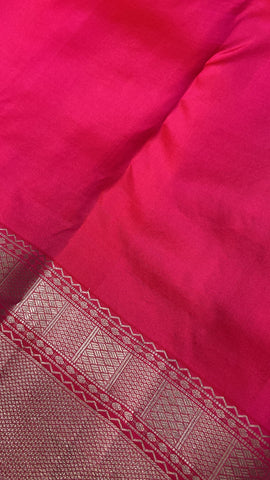 Pure Zari handloom Kanjeevaram silk mark certified saree