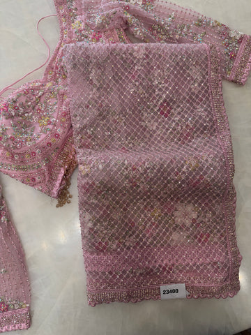 Premium Cocktail saree with stitched blouse