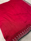 Pure Chinnon Saree ❤️