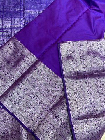 Half mix Kanjeevaram silk saree