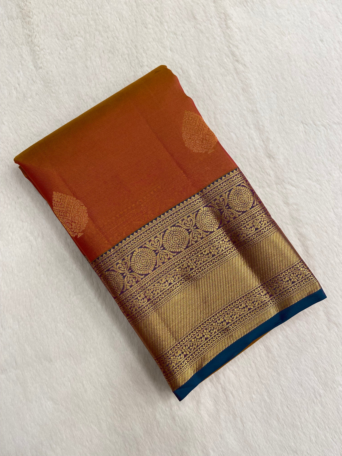 Half mix Kanjeevaram silk saree