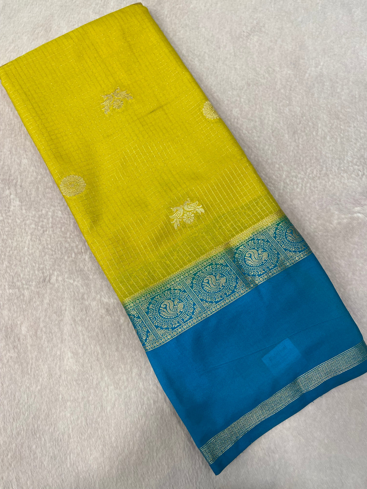 Premium Semi Mysore Crepe Silk Saree