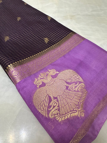 Premium Semi Crepe Mysore Silk Saree