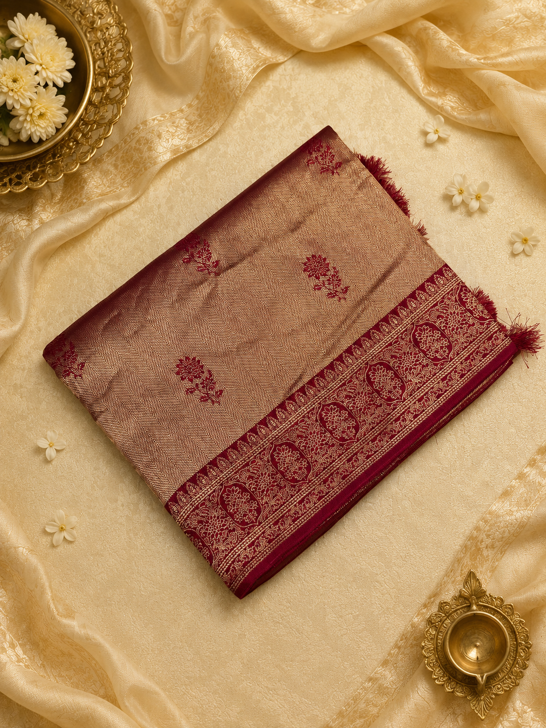 Premium tissue Kanjeevaram silk saree