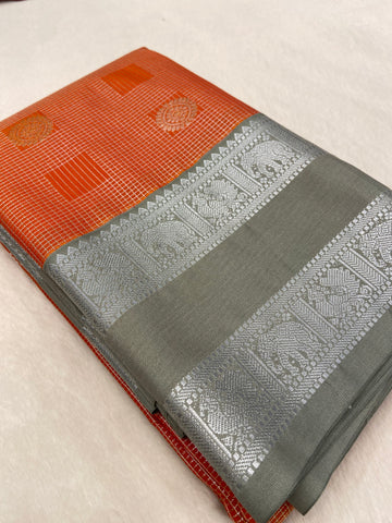 Mini kanchi Silk Saree
