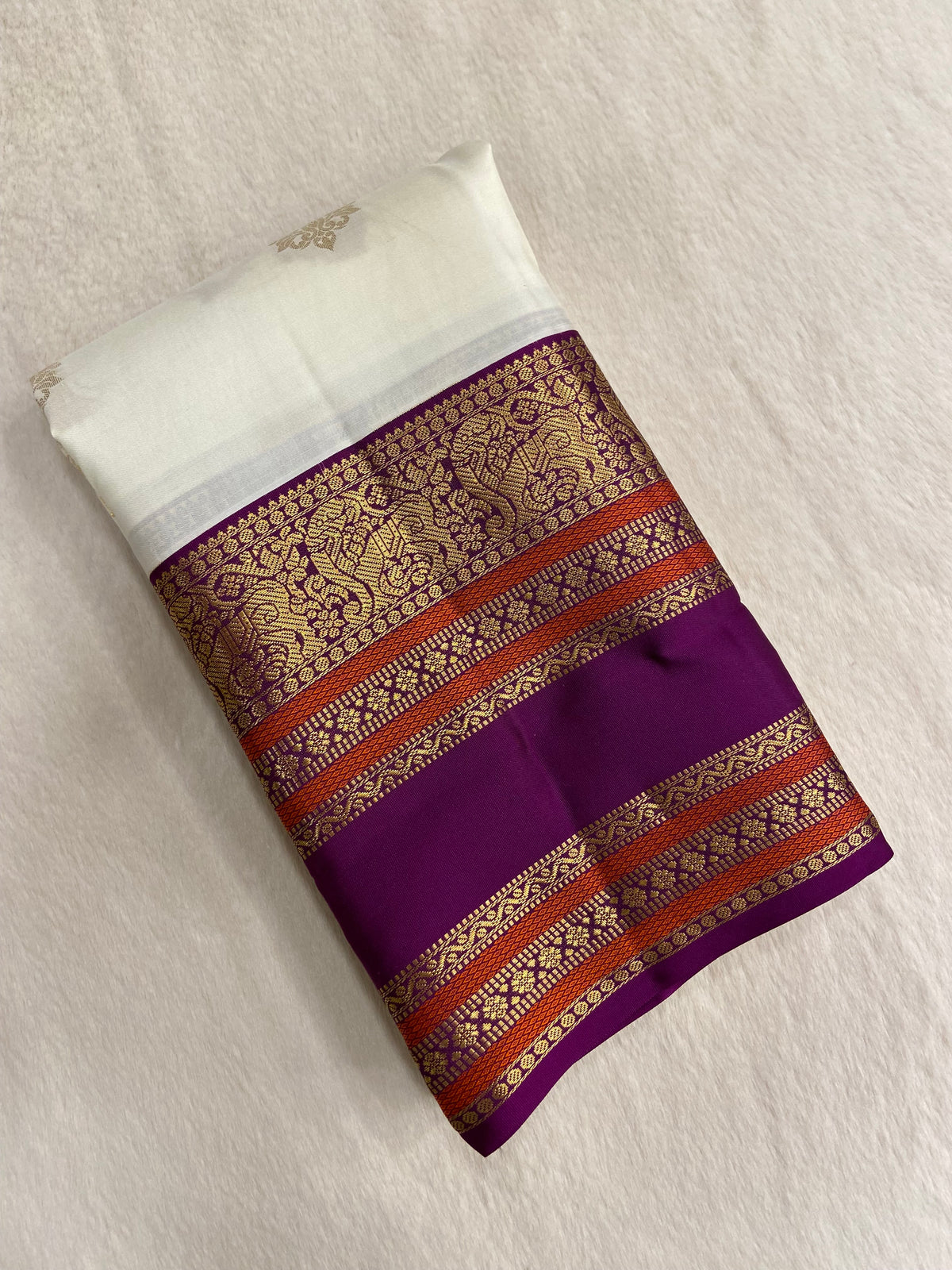 Pure Kanjeevaram silk mark certified saree