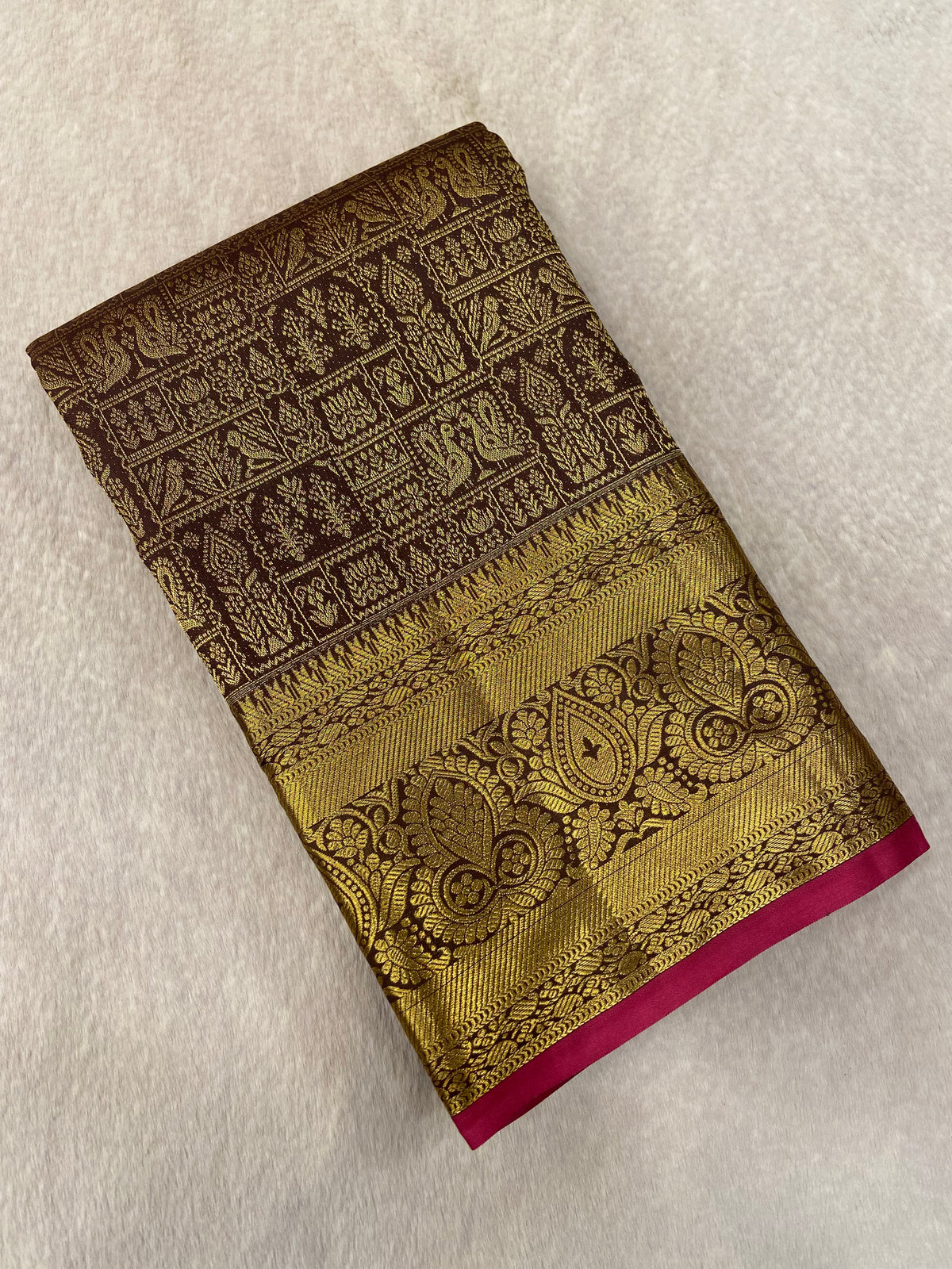 Premium Bridal Semi Kanchipuram Silk Saree