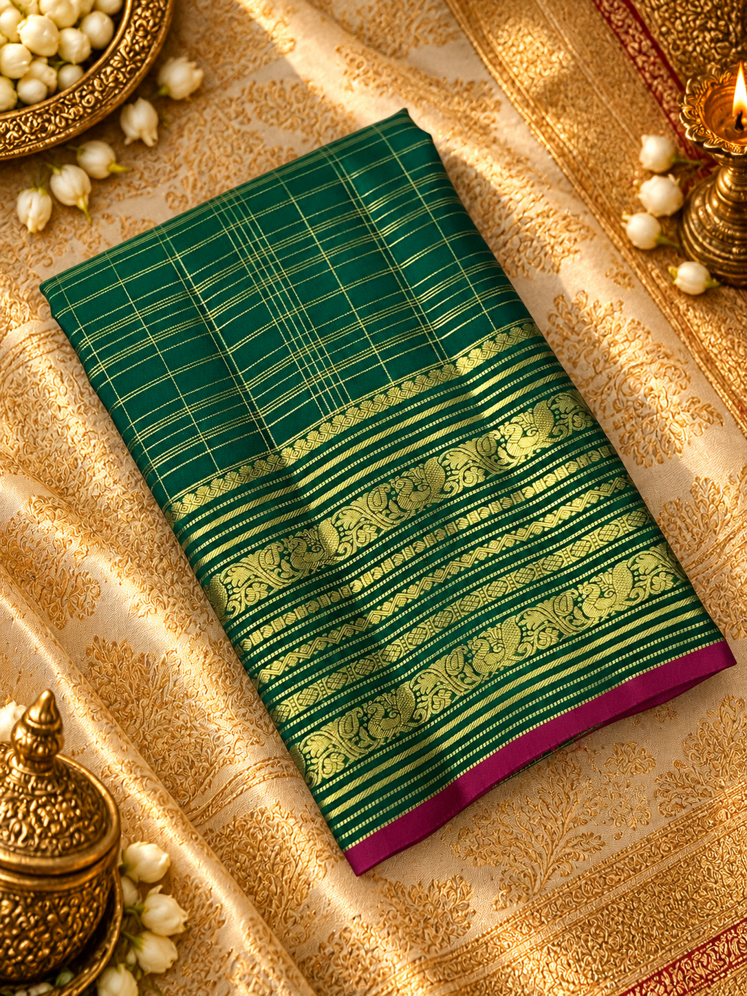 Pure Kanjeevaram Silk Saree- PS2448