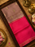 Pure Mix Mysore Crepe Silk Saree