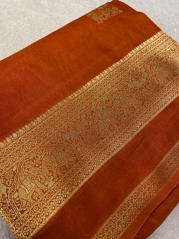 Premium Viscose Crepe Silk Saree✨