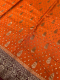 Pure mix crepe silk saree