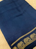 Premium semi mysore crepe silk saree