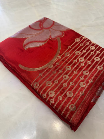 Pure Chinnon Saree🔥