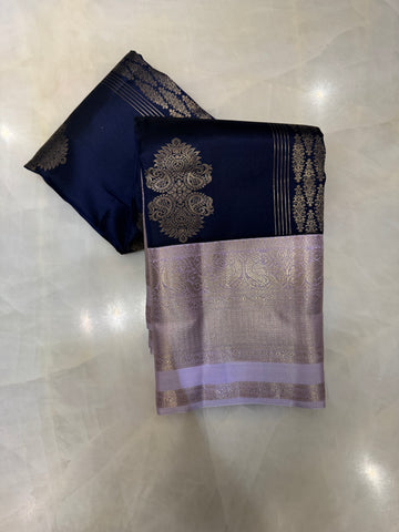 Pure Kanjeevaram silk mark certified saree