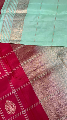 Pure Kanjeevaram silk mark certified saree