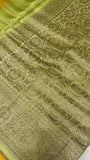 Pure mix crepe silk saree