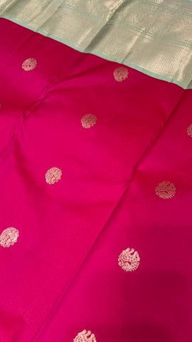 Pure Kanjeevaram silk mark certified saree