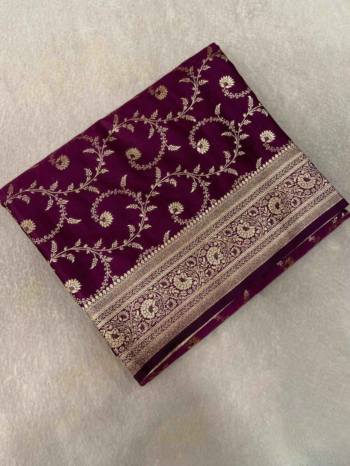 Premium Crepe Satin Silk Saree