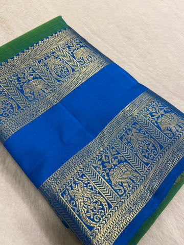 Pure zari handloom Kanjeevaram silk mark certified saree