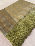 Premium Soft Tassar Tissue Saree-902584