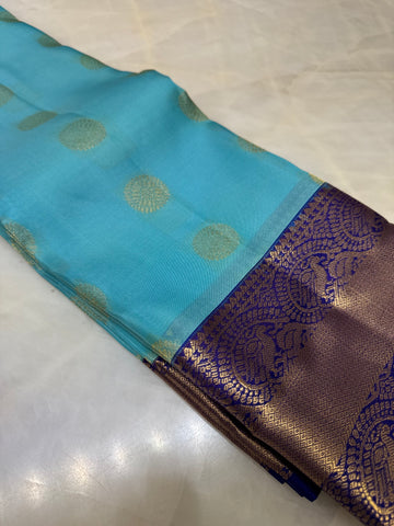 Half mix Kanjeevaram silk saree