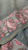 Pure Tassar Saree With Embroidery - 901984