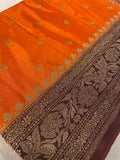 Pure Crepe Banarasi Silk Saree