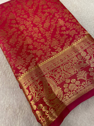 Bridal Semi Tissue Silk Saree