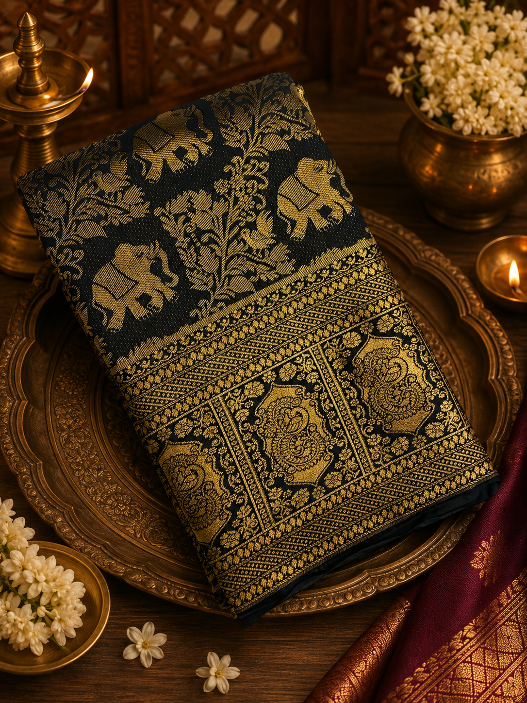 Premium Semi Kanjeevaram Silk Saree