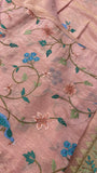 Premium Soft Tissue Organza Saree With Paithani Border