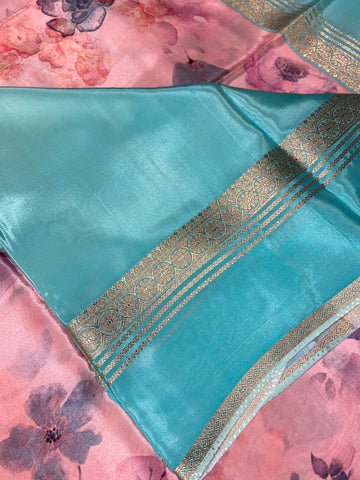 Pure Mix Crepe Mysore Silke Saree