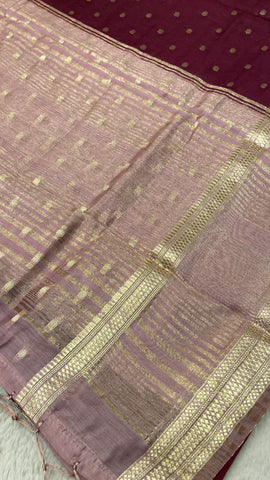 Premium Semi Chanderi Saree