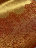 Premium Bridal Semi Tissue Kanjeevaram Silk Saree