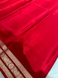 Pure Mix Mysore Crepe Silk Saree- 902032 Red