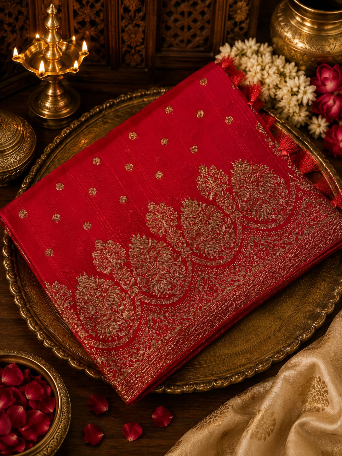 Premium Tassar Silk Saree❤️