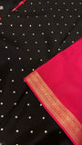Pure Mix Mysore Crepe Silk Saree🖤