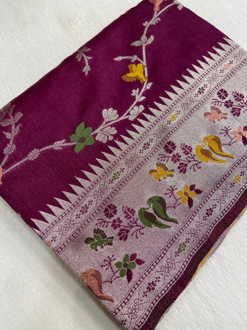 Premium Semi Mashru Silk Saree✨