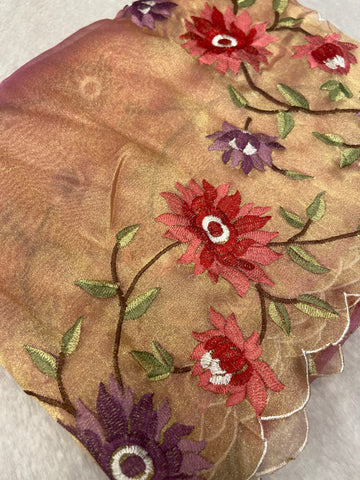 Premium tissue organza saree 💗