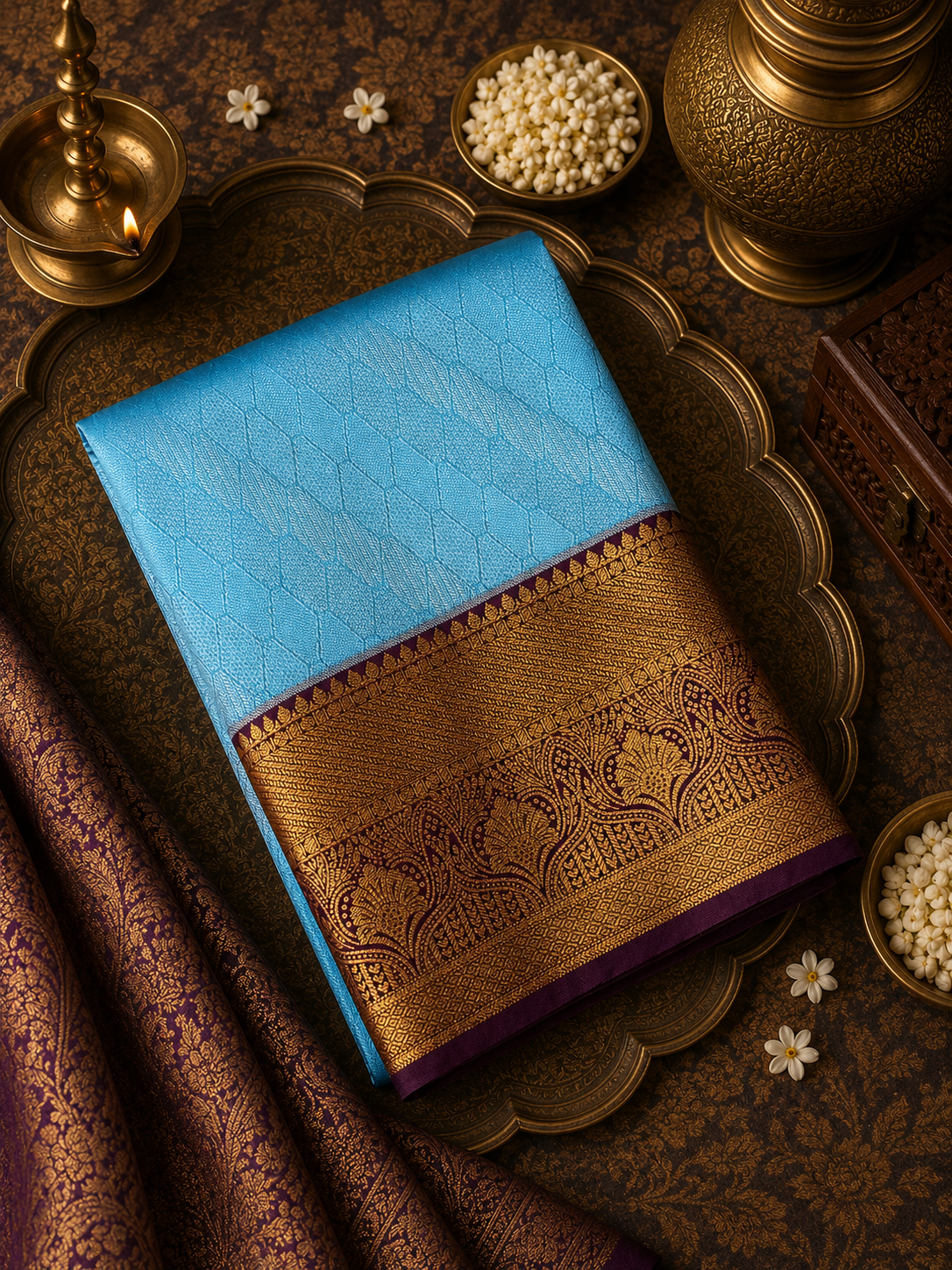 Premium Semi Kanchipuram Silk Saree